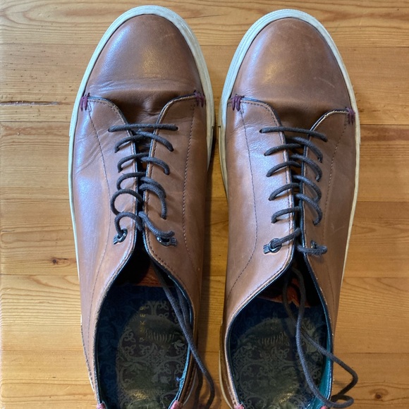 Ted Baker London tan leather sneakers - Picture 2 of 4